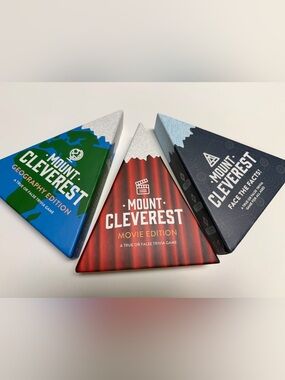 Pack of 3 NEW Trivia Card Games